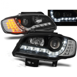 Кристални фарове SEAT IBIZA 6K2 (2000-2002)  - черни