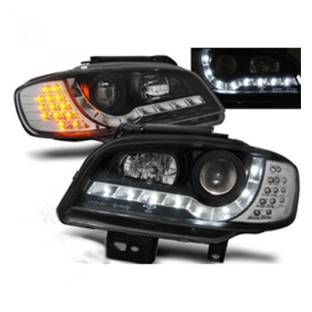 Кристални фарове SEAT IBIZA 6K2 (2000-2002)  - черни