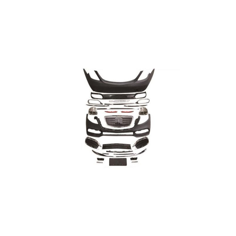 Боди Кит за Mercedes W222 S-Class (2013-2020) - Maybach design пакет с накрайници