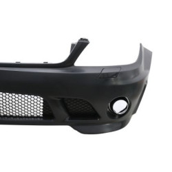 Предна броня за Mercedes C-Class W204 (2007-2011) sedan / combi - AMG look - без халогени и без отвори за парк