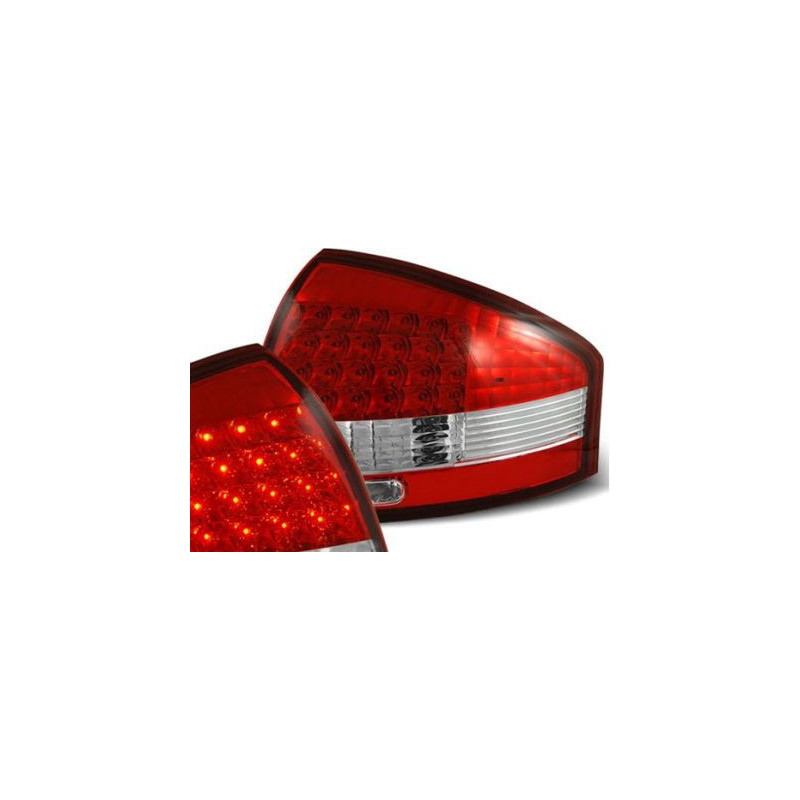 Диодни стопове за  AUDI A6 седан (1997-2004) - червени