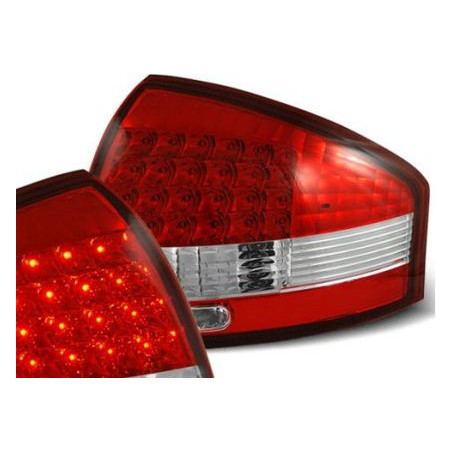 Диодни стопове за  AUDI A6 седан (1997-2004) - червени