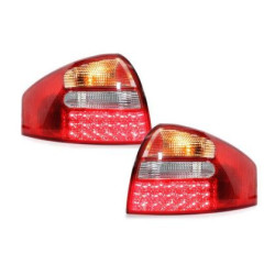 Диодни стопове AUDI A6 седан (97-04) - хром