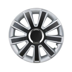 Тасове за джанти Flash сребро / черно - 14"