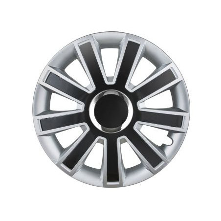 Тасове за джанти Flash сребро / черно - 14"