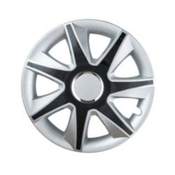 Тасове за джанти Run черно / сребро - 16"