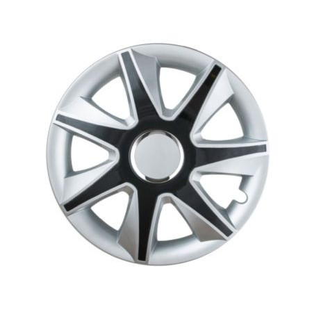 Тасове за джанти Run черно / сребро - 16"