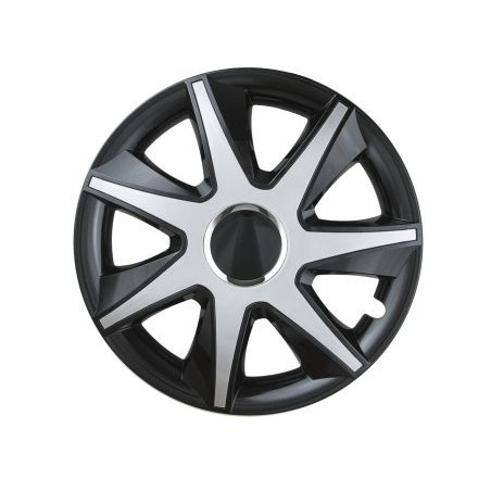 Тасове за джанти Run черно / сребро - 15"