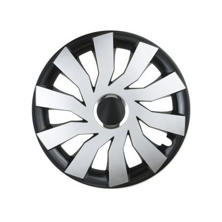 Тасове за джанти Cliff черно / сребро - 15"