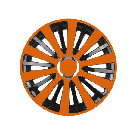 Тасове за джанти Falcon оранжево / черно - 16"