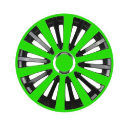 Тасове за джанти Falcon зелено / черно - 16"