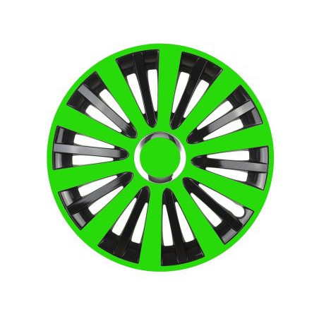 Тасове за джанти Falcon зелено / черно - 16"