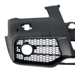 Предна броня за Audi A4 B7 8E (2004-2008) - S-Line Design с черна решетка с отвори за парктроник