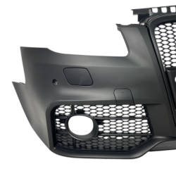 Предна броня за Audi A4 B7 8E (2004-2008) - S-Line Design с черна решетка с отвори за парктроник