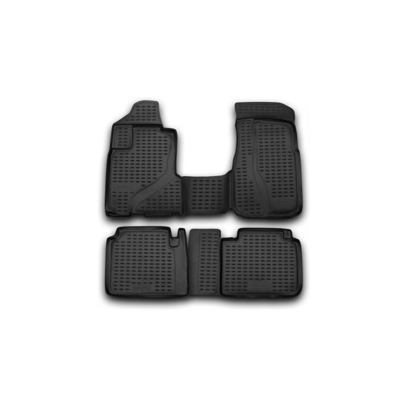 3D Гумени стелки за HONDA CR-V II (2002-2006) - 4pcs.