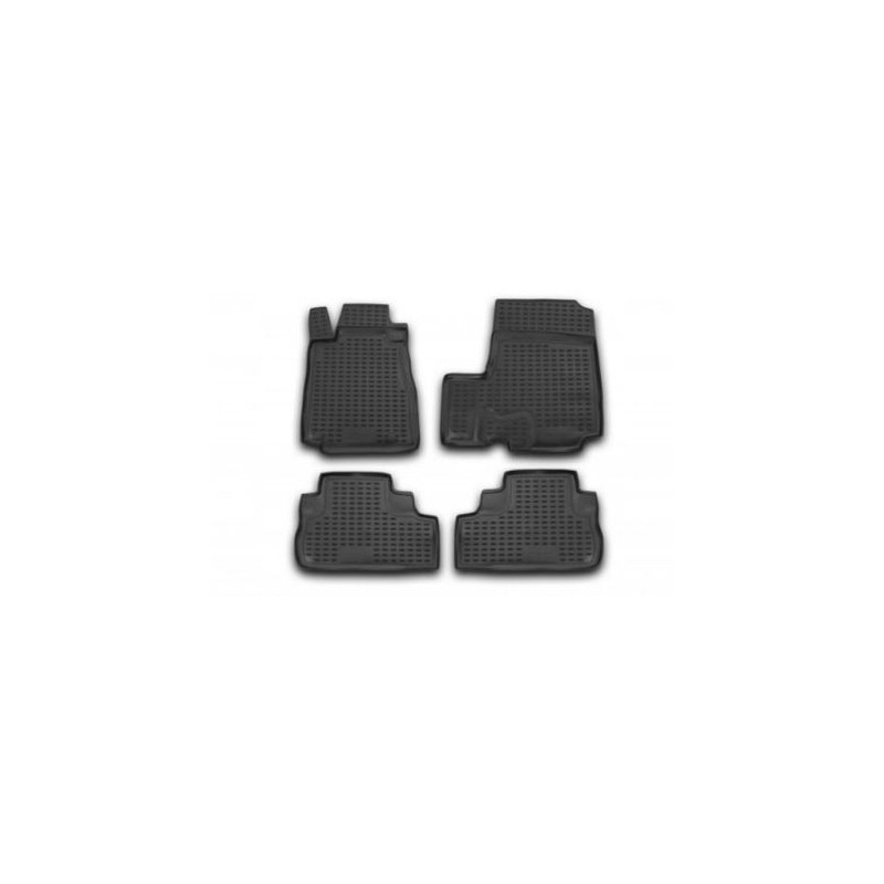 3D Гумени стелки за HONDA CR-V III (2007-2012) - 4pcs.