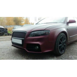 Предна броня за Audi A4 B7 8E (2004-2008) - S-Line Design с черна решетка с отвори за парктроник
