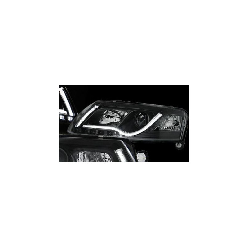 Кристални фарове с лайтбар за Audi A6 4F (2004-2008)