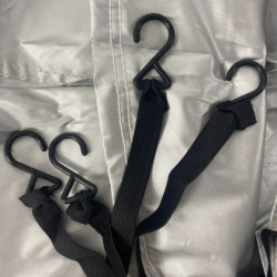 Покривало за предно, задно и странични стъкла - лятно / зимно - сив цвят - размер XL