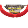 Калъф за волан от еко кожа 38см - Race - червен цвят