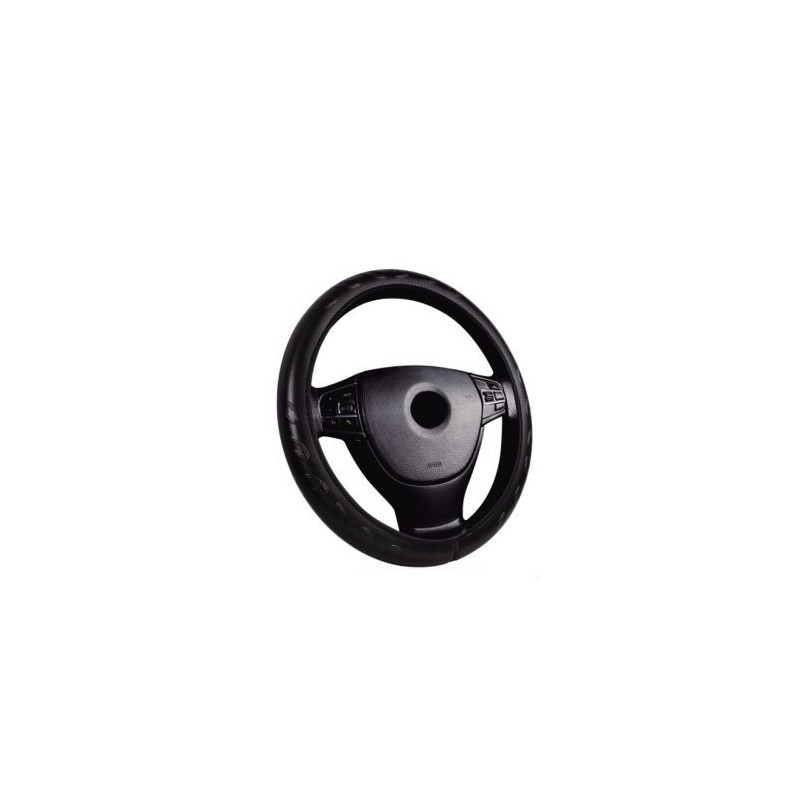 Кожен калъф за волан 38см - Run - черен цвят
