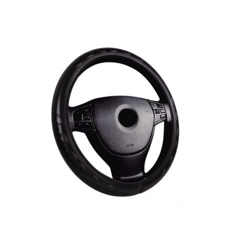 Кожен калъф за волан 38см - Run - черен цвят