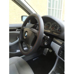 Калъф за волан за шиене - Sport - черен цвят с червени шевове