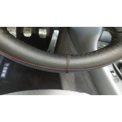 Калъф за волан за шиене - Sport - черен цвят с червени шевове