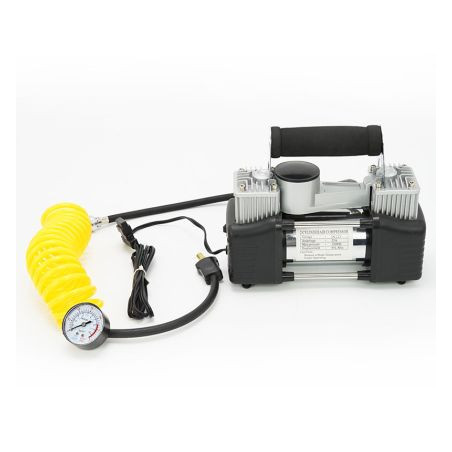 Въздушен компресор за автомобили с манометър