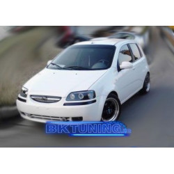 Кристални фарове Chevrolet Aveo (2003-2006) - черни