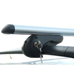 Греди напречни за багажник за кола - за стандартни надлъжни релси 130cm с ключ