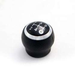 Топка за скоростен лост за Toyota с 5 скорости - черна кожа