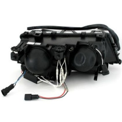 Кристални фарове за BMW E46 седан (2001-2005) - черни с CCFL