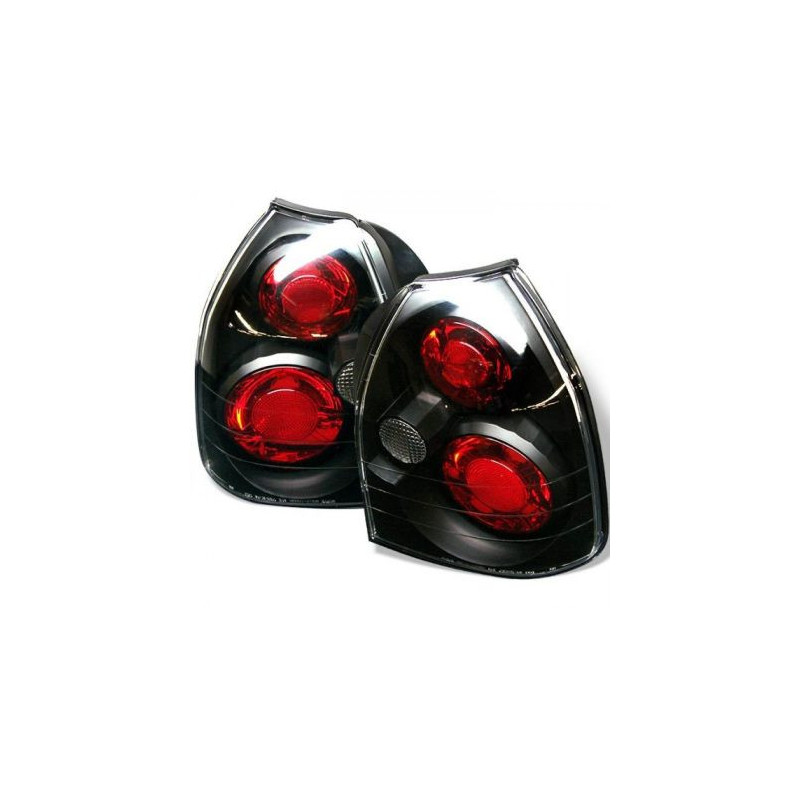 Кристални стопове HONDA CIVIC 3D (1996-2001) - Черни