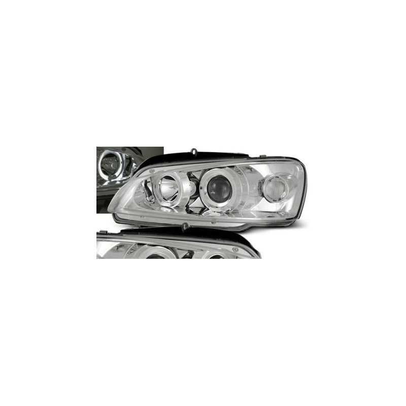 Кристални фарове PEUGEOT 106 - хром