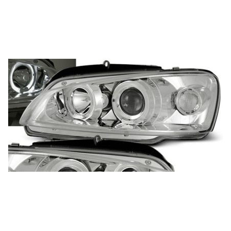 Кристални фарове PEUGEOT 106 - хром