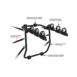 Багажник за 3бр. колела - за задна врата - Menabo Mistral