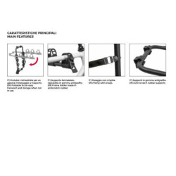 Багажник за 3бр. колела - за задна врата - Menabo Mistral