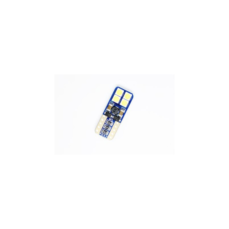 Диодна крушка Т10 с 8 smd 3030 12-30V - Canbus