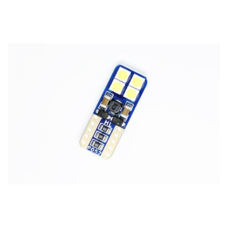 Диодна крушка Т10 с 8 smd 3030 12-30V - Canbus
