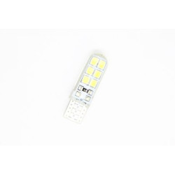 Диодна крушка Т10 с 12 smd 1210 - canbus