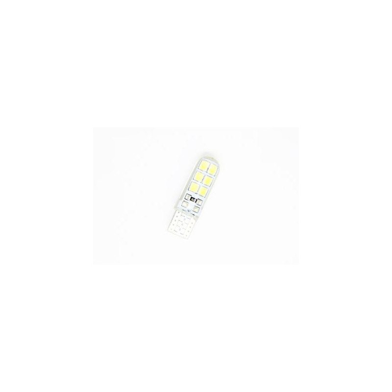 Диодна крушка Т10 с 12 smd 1210 - canbus