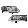 Кристални фарове  Angel Eyes AUDI A6 (2004-2007) - черни