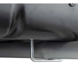 Автобокс Menabo Marathon 198x79x37cm с едностранно отваряне с ключ, 460 литра - черен