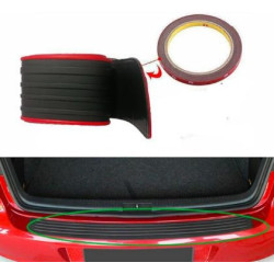 Протектор гумен за багажник 90x7cm - червен кант