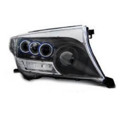 Кристални Фарове TOYOTA LAND CRUISER FJ200 (2007+) - черни