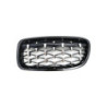 Решетки за BMW F30 (2011+) - Гланц - Diamond Design - хром / черно