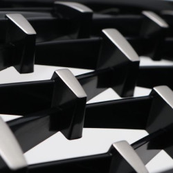 Решетки за BMW F30 (2011+) - Гланц - Diamond Design - хром / черно