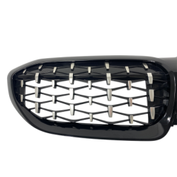 Решетки за BMW G20 (2018+) - Гланц - Diamond Design - хром / черно