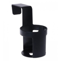 Поставка за чаши -  за врата с отварячка за бутилки - черна